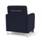 Lesro Siena Lounge Reception Guest Chair w/ Front Casters, 27 in W 29.5 in L 32.5 in H SN1101 - alternate 3